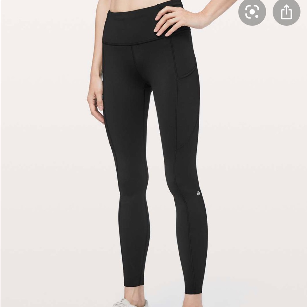LULULEMON speed up leggings, size 6